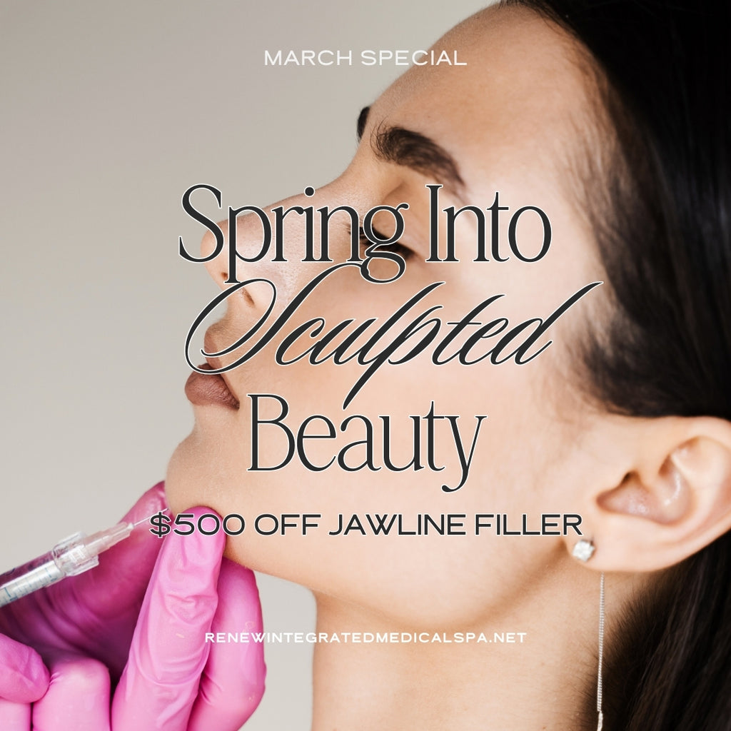 Spring Into Sculpted Beauty: $500 off Jawline filler